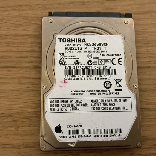 Toshiba mk5065gsxf 500gb - toshiba,