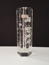 6 eckige Solifleur, Glasvase