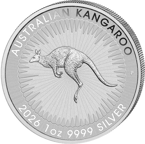 Silbermünze känguru nugget - känguru,