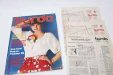 Vintage Burda Modeheft Ausgabe 7 - Juli 1977  mit Anleitung + Schnittmusterbögen