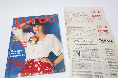 Vintage burda modeheft ausgabe - vintage,