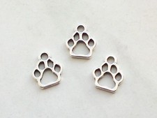 10x anhänger pfote 13x11mm - 10x,