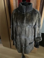 SYLVIE SCHIMMEL Designer Echtepelz Mantel wie Nerz Gr 42