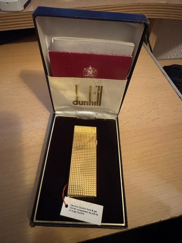 Dunhill rollagas gold plated - gold,