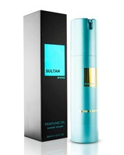 Sultan of Style Sweet Ocean Perfume Oil Men, Fresh and Sweet Fragrance, 100% Alc