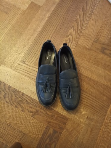 Damen leder loafer - leder, mokassins