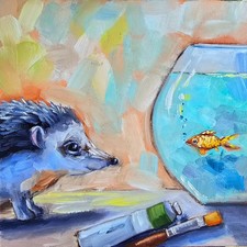 Igel und der Goldfisch