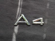 Audi A4 Schriftzug/Buchstaben