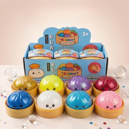 Anti stress squishy bun ball - stress,