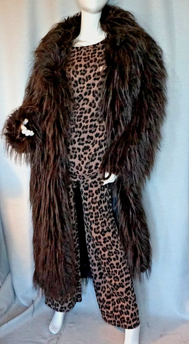 Oversized yeti zottel mantel - oversized,