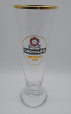 Ring- Brand Dressler Bierglas Übersee Typ Goldrand 0.2 L Germany