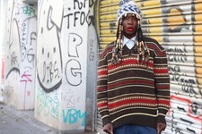 70er Handgestrickter