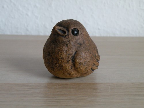 Spatz keramikfigur - spatz,