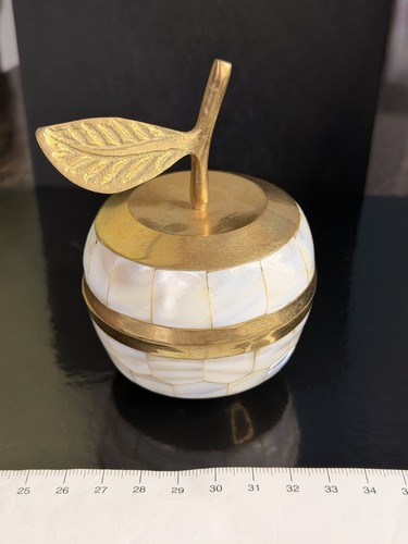 Vintage messing dose apfel - apfel, –
