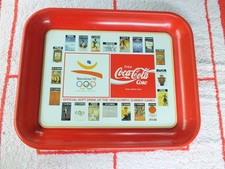 Coca-Cola Tablett, rot/weiß, Olympiade Barcelona 1992,