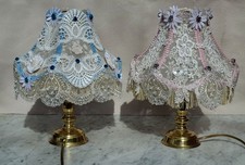 2 Nachttischlampen antik