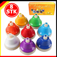 Handglocke Set Musikinstrument Musikspielzeug 8 Noten Für Kinder Xmas Geschenk