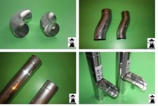 2. Wahl Artikel Titanzink Dachrinne Stutzen Bogen Abzweiger Sockelknie