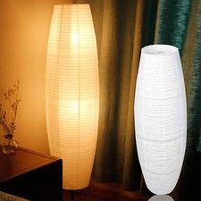 Stehlampe Schirm Wohnzimmer Schlafzimmer Warm LED Papier Beleuchtung Dekor