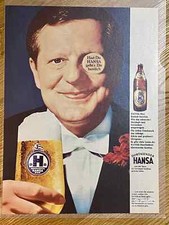 Dortmunder Hansa Bier Dortmund Original 1967 Vintage Werbung Advert Reklame
