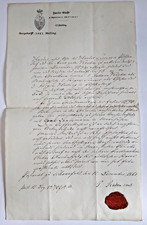 Original antikes Dokument mit