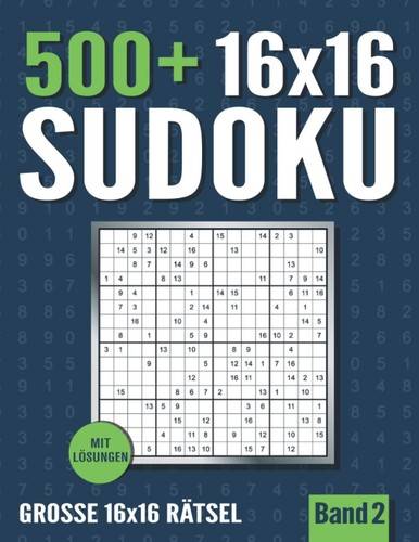 16x16 sudoku heft 500 - sudoku, 500+