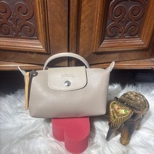 Longchamp le Pliage Lederhandtasche original 