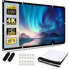 120" Beamer Leinwand 16:9 Faltbare Beamer Leinwand Anti-Falten Projektorleinwand