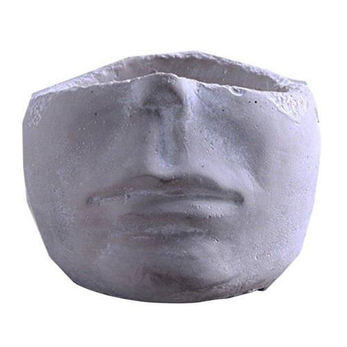White cement face - cement,