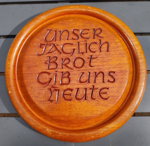 Schöner wandteller aus holz - wandteller,