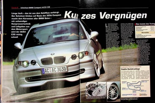 Sport auto 2002 - bmw, 325ti