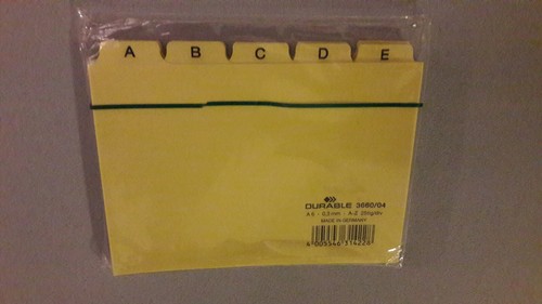 Durable leitregister z - leitregister, a6