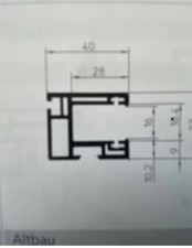 PVC Rollladenführungsschienen Eiche Rustikal, Maxi-Panzer, Paar: L: 2130 mm