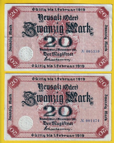 Neusalz stadt notgeld - neusalz, -stadt-