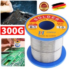LÖTZINN LÖTDRAHT 1,0MM 300G MIT FLUSSMITTEL-PROFI-ELEKTRONIK LÖTKOLBEN LÖTEN DHL