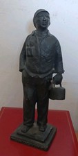 Eisenguss-Figur Bergmann -
