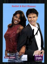 Nadja Abd el Farrag & Kurt Elsasser Autogrammkarte Original Signiert Musik+ 1710