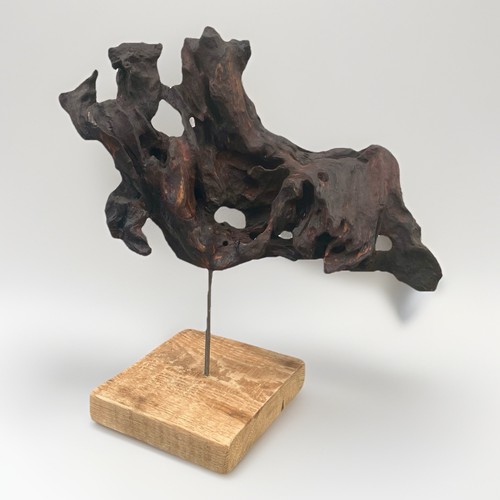 Tierkopf holzskulptur kunst