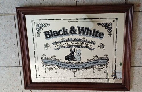 Vintage bar spiegel black - bar-spiegel, ``black