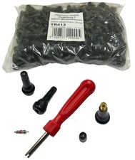 100x Gummiventile TR413 für