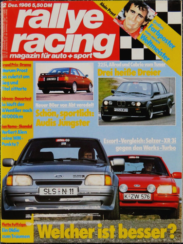 Rallye racing 86 - racing, 12/86