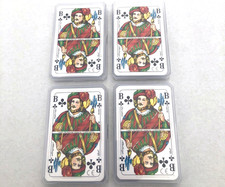 4 Skat Skatkarten Karten Spiele PVC Box Französisches Bild Spielkarten Marke ASS