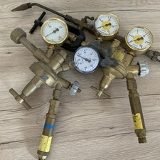 Messer Griesheim Druckminderer Schneidbrenner Schweißen Azetylen Kohlensäure