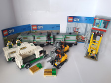 Lego Eisenbahn Konvolut Anhänger Stapler usw. 60198 au60098 60198 3677 7939  Zug