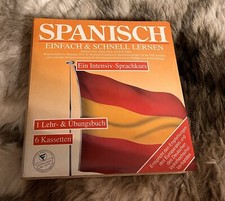 Spanisch einfach &schnell lernen 6 Kassetten 1 Lehr-u Übungsbuch in Box
