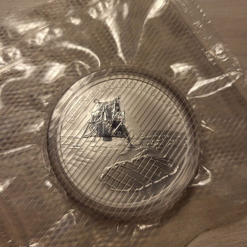 Silbermünze moon landing - 1, oz