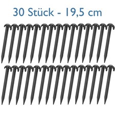 30x Kunststoff Heringe 19,5cm