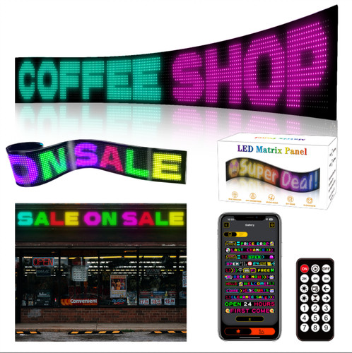 Led rgb display programmierbar - led,