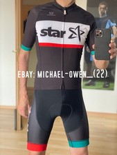 Original Royalbikewear Team Star Rennrad Trikot Jersey Gr. S und Radlehose Gr. M