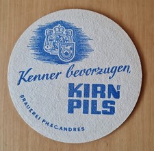 * ALTER BIERDECKEL * KIRN PILS BRAUERERI SPIESSBRATENFEST IDAR OBERSTEIN 1971